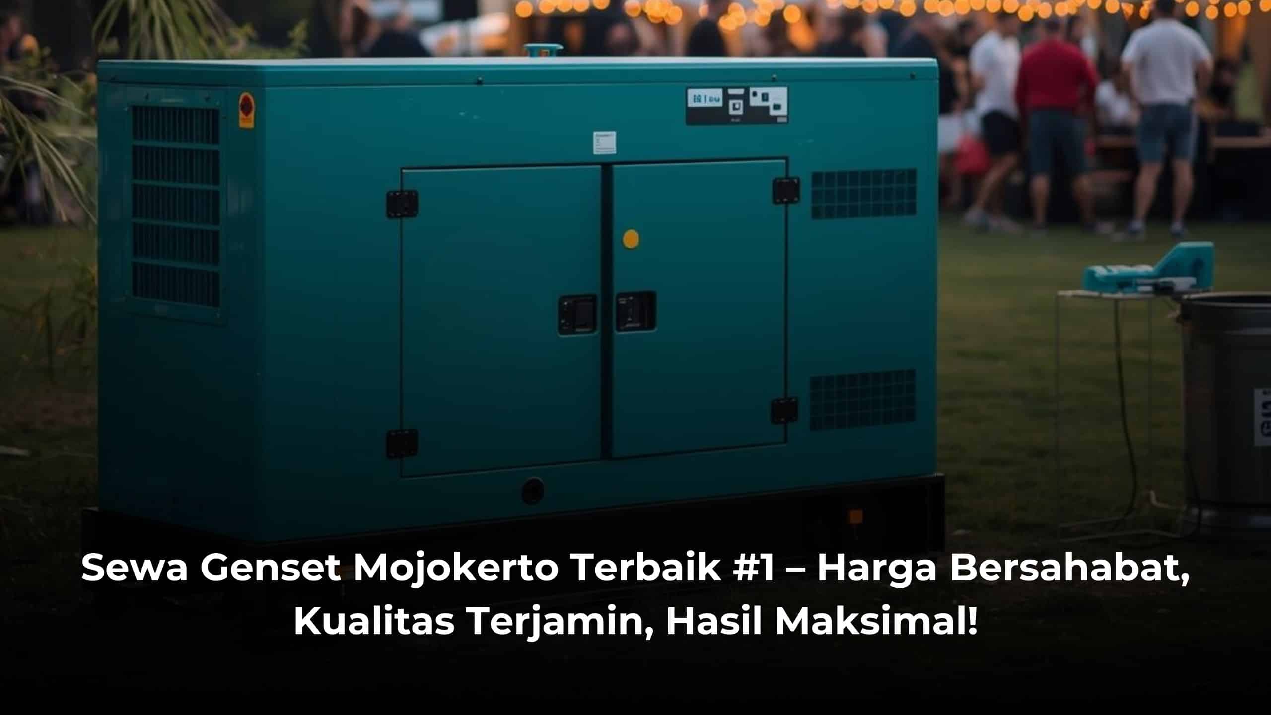 Sewa Genset Mojokerto Terbaik #1 – Harga Bersahabat, Kualitas Terjamin, Hasil Maksimal!