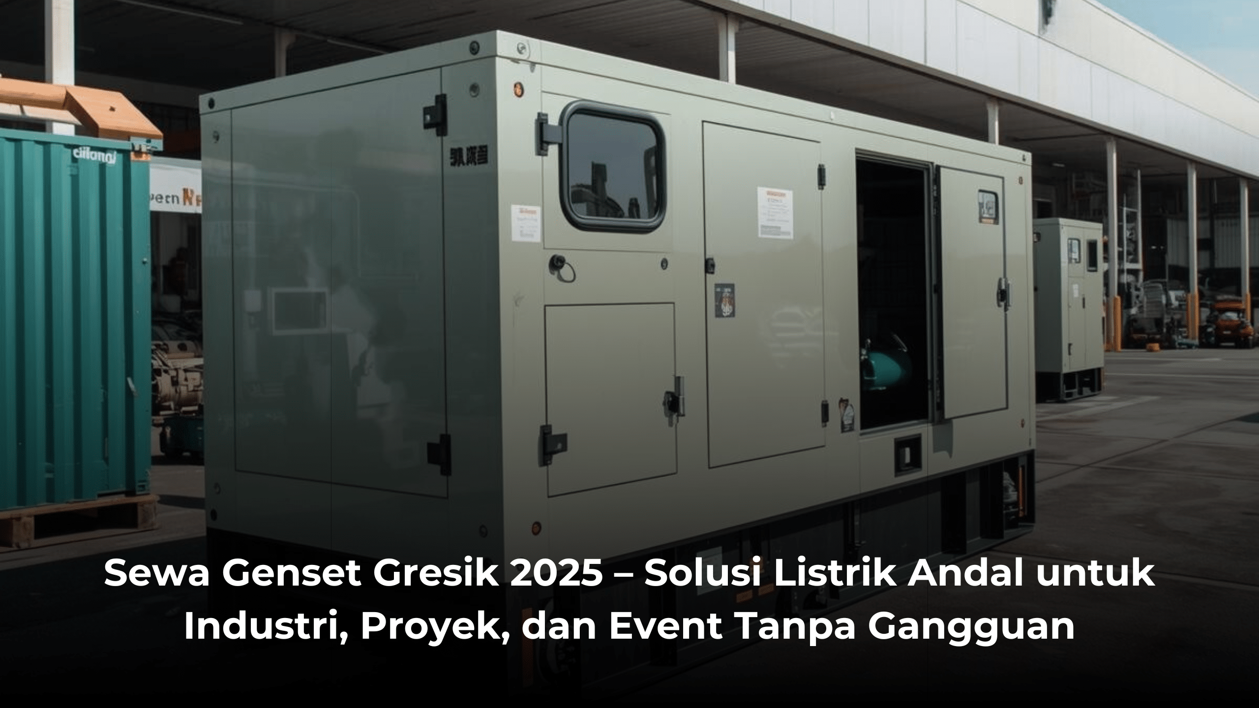 Sewa Genset Gresik 2025 – Solusi Listrik Andal untuk Industri, Proyek, dan Event Tanpa Gangguan
