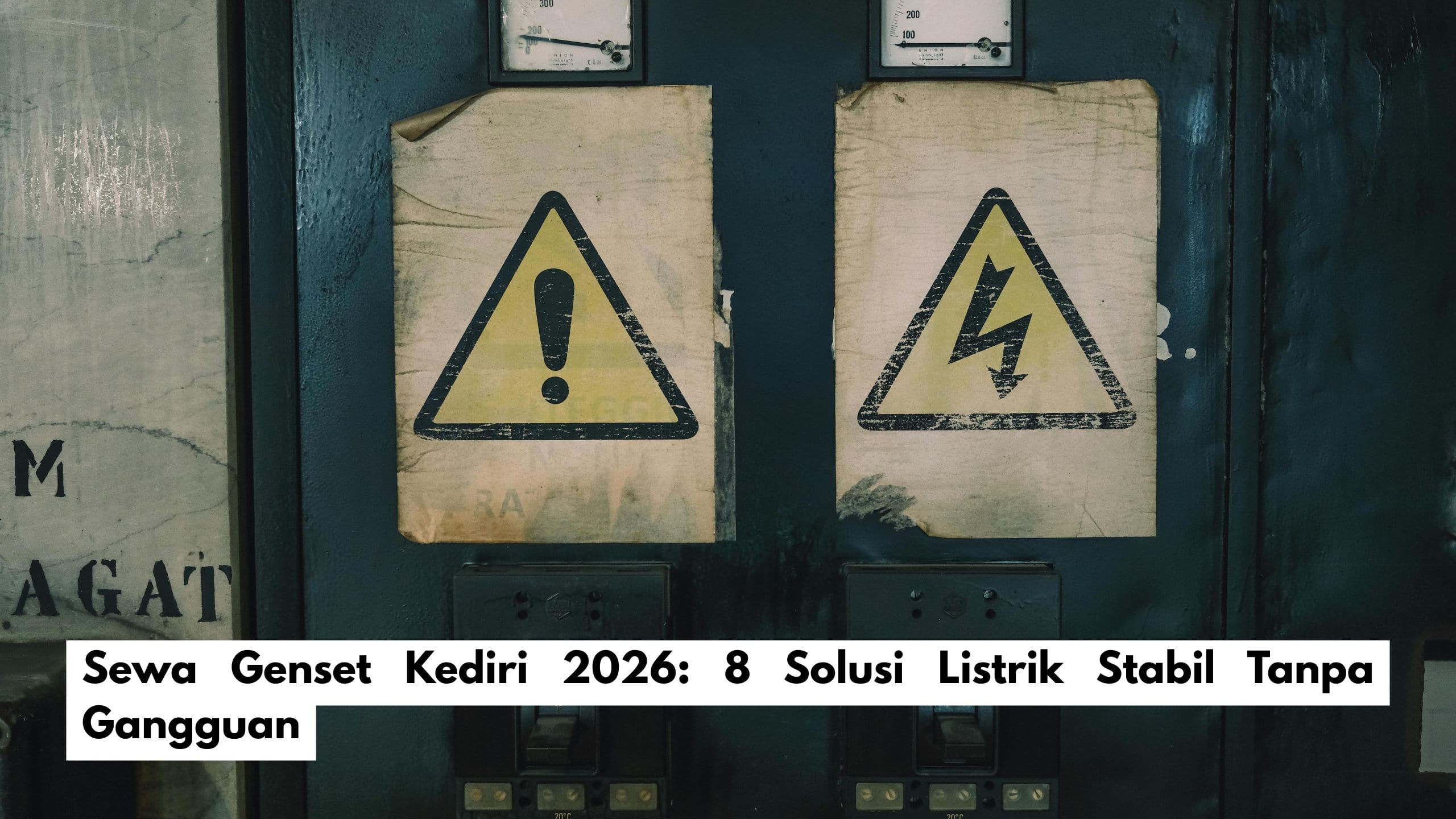 Sewa Genset Kediri 2026: 8 Solusi Listrik Stabil Tanpa Gangguan